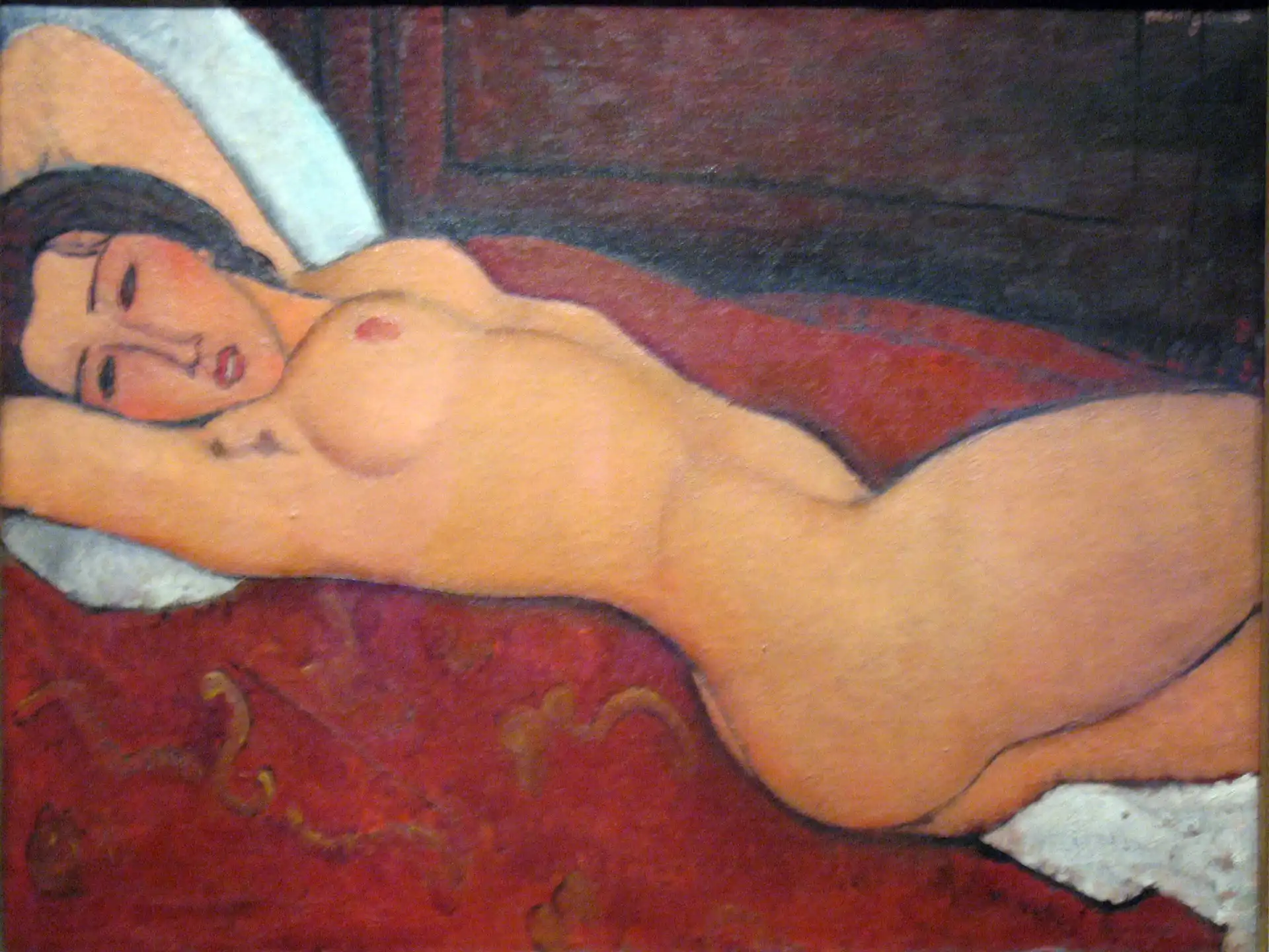 Amedeo Modigliani — Reclining Nude (1917)